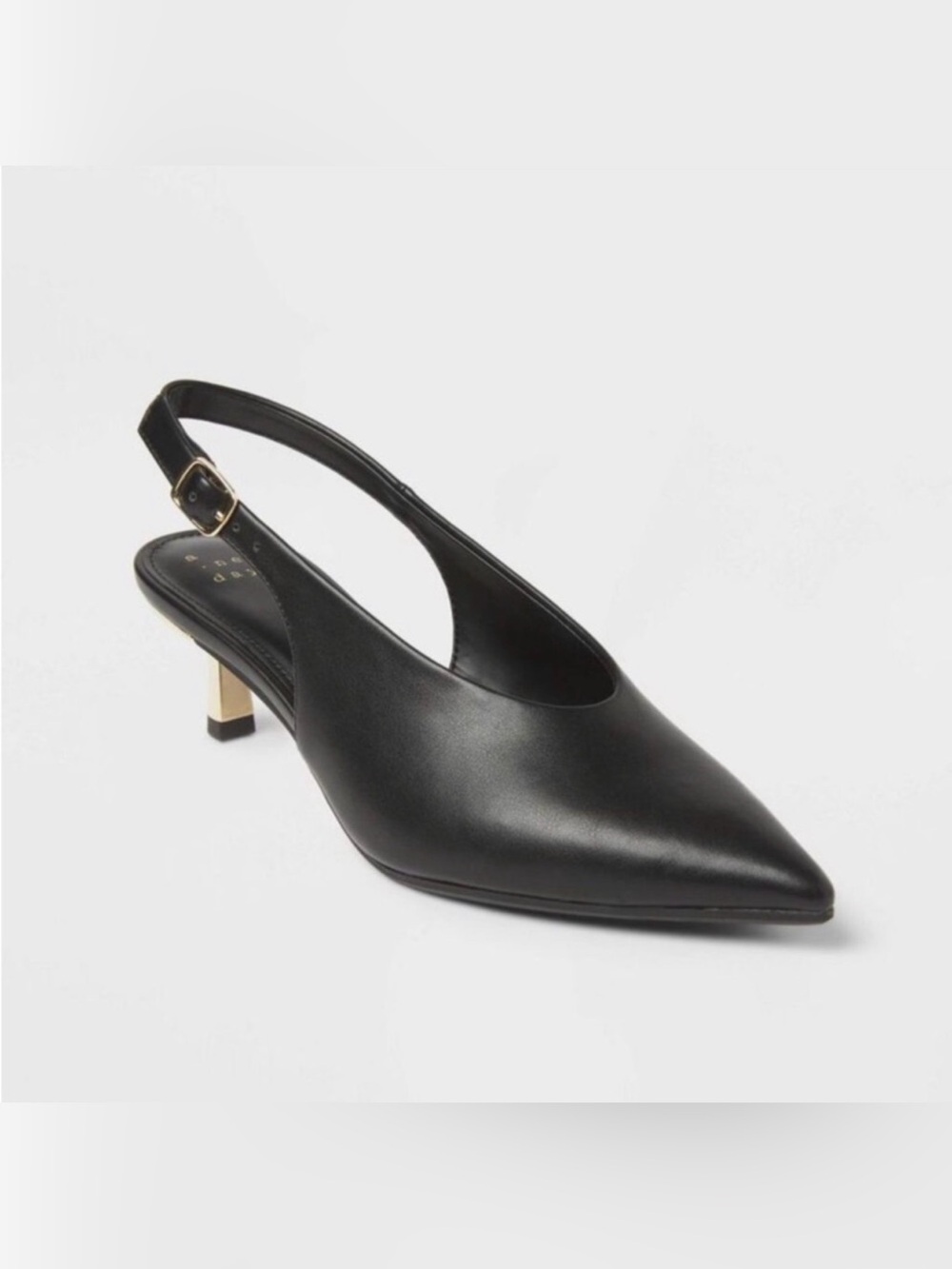 Women’s Samantha Heels with Memory Foam Insole – A New Day Black